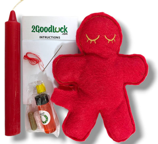 Love & Attraction Red Poppet / Voodoo Doll Kit