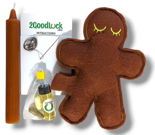 Strength & Power Brown Poppet / Voodoo Doll Kit