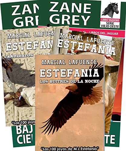 “Fuerza Incontenible” Set de Cinco Novelas Por Marcial Lafuente Estefania y otros autores