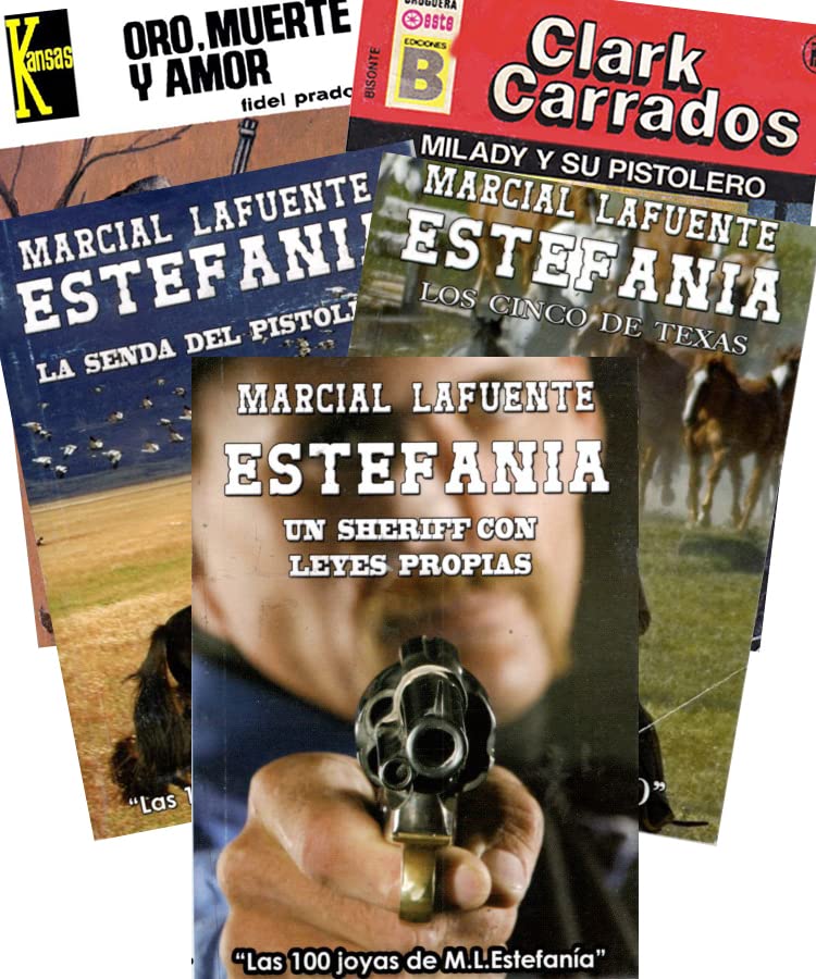 “Talismán del Demonio” Set de Cinco Novelas Por Marcial Lafuente Estefania y otros autores