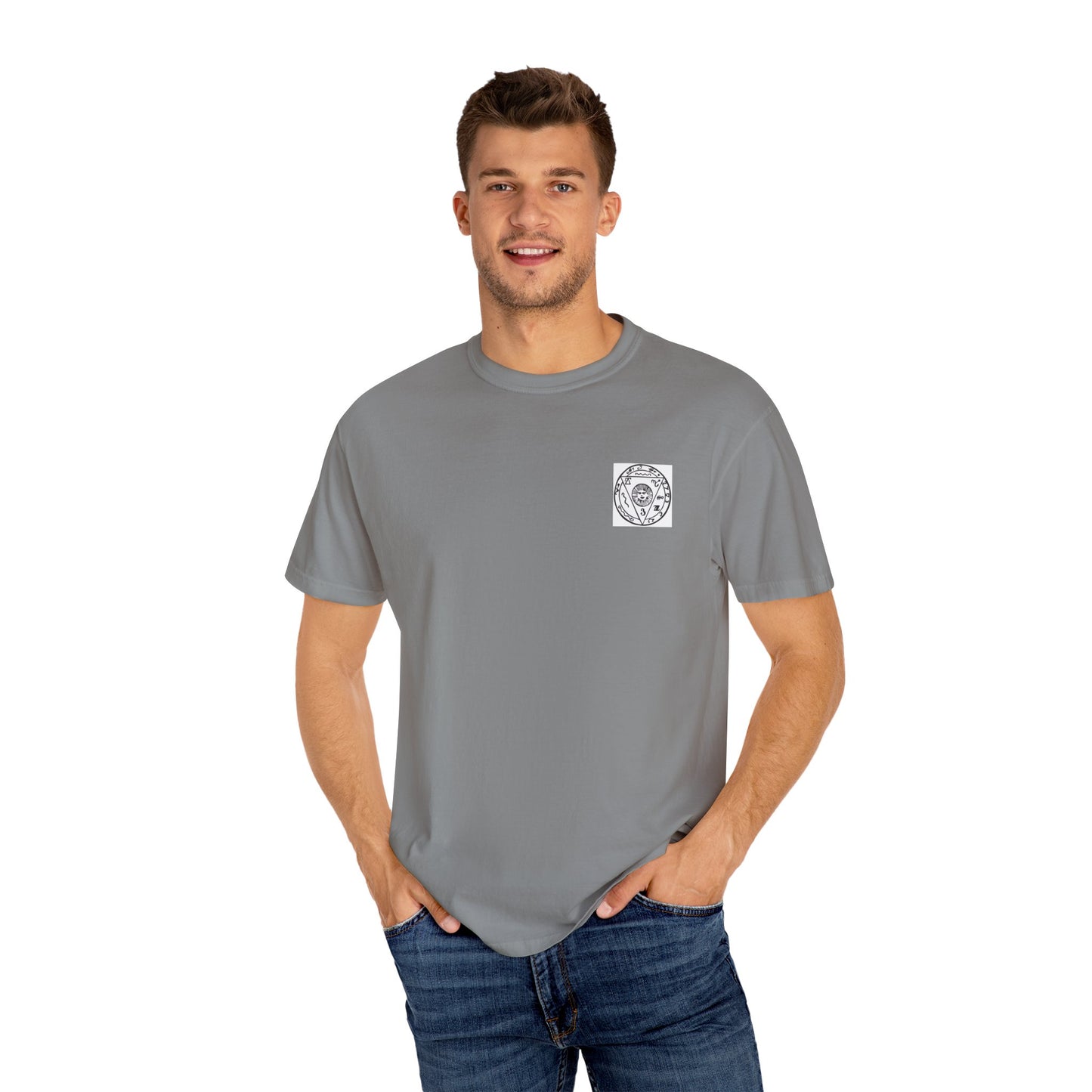 Protect the Traveler Talisman Unisex Garment-Dyed T-shirt