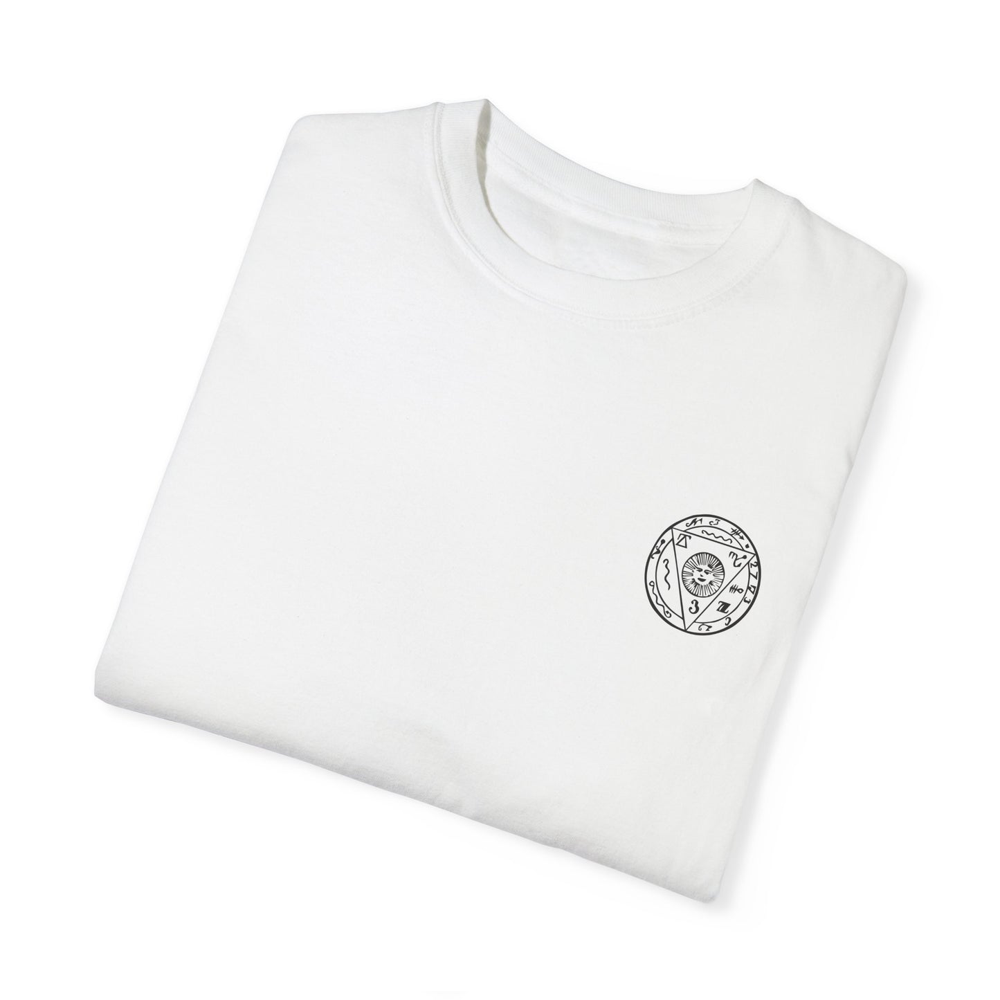 Protect the Traveler Talisman Unisex Garment-Dyed T-shirt