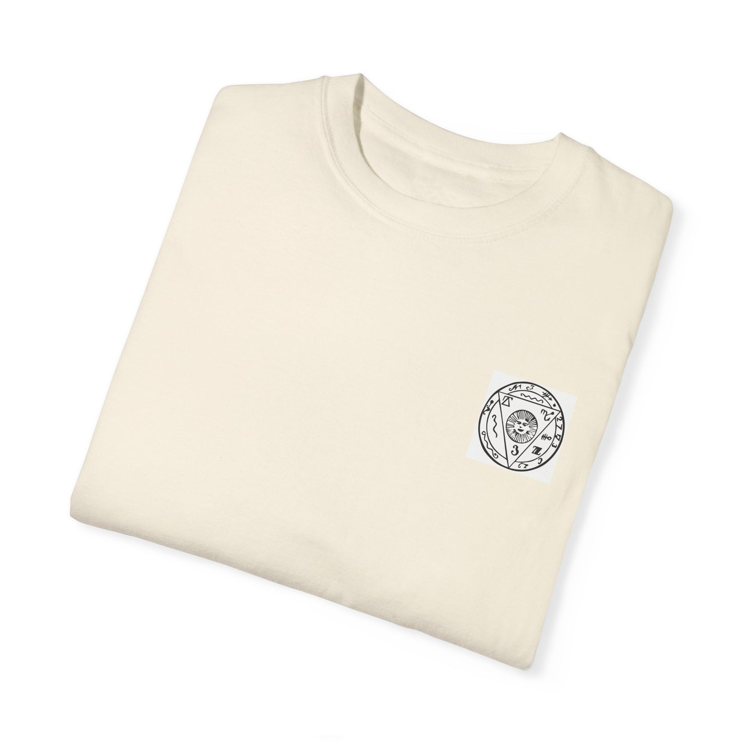 Protect the Traveler Talisman Unisex Garment-Dyed T-shirt