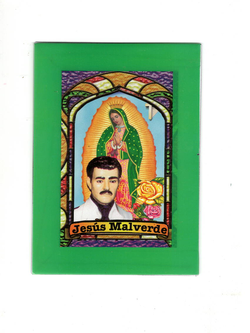 Jesús Malverde Estampa de Oración Bilingual Prayer card