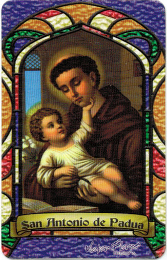 St. Antony of Padua Bilingual Prayer Card