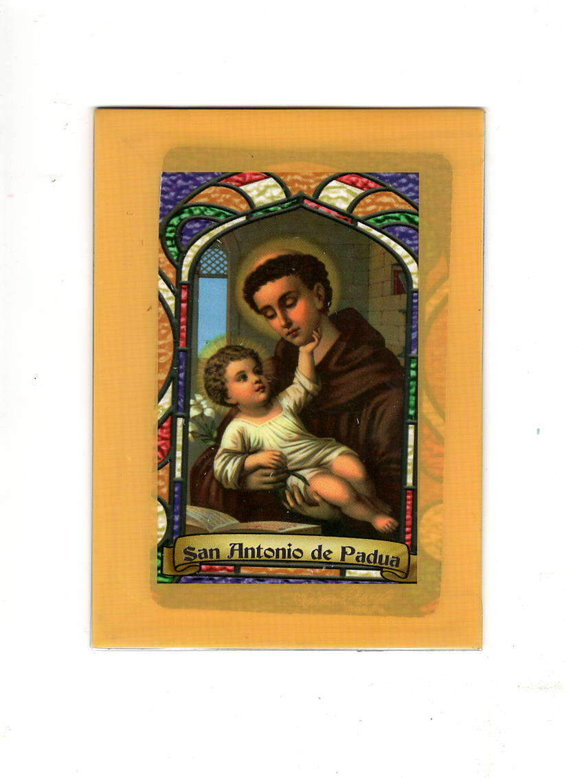 St. Antony of Padua Bilingual Prayer Card