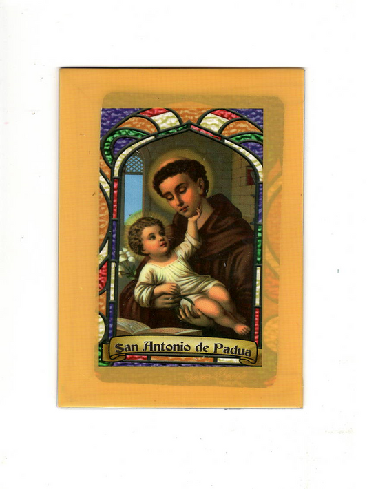 St. Antony of Padua Bilingual Prayer Card