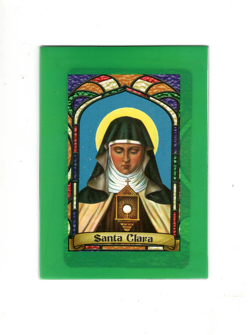 St. Clara Bilingual Prayer Card