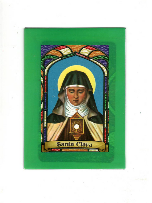 St. Clara Bilingual Prayer Card
