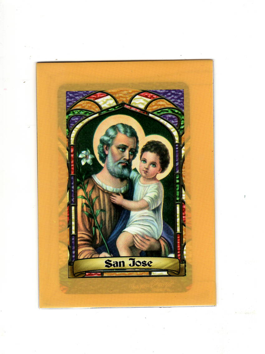 St. Joseph Bilingual Prayer Card / Estampa de San José