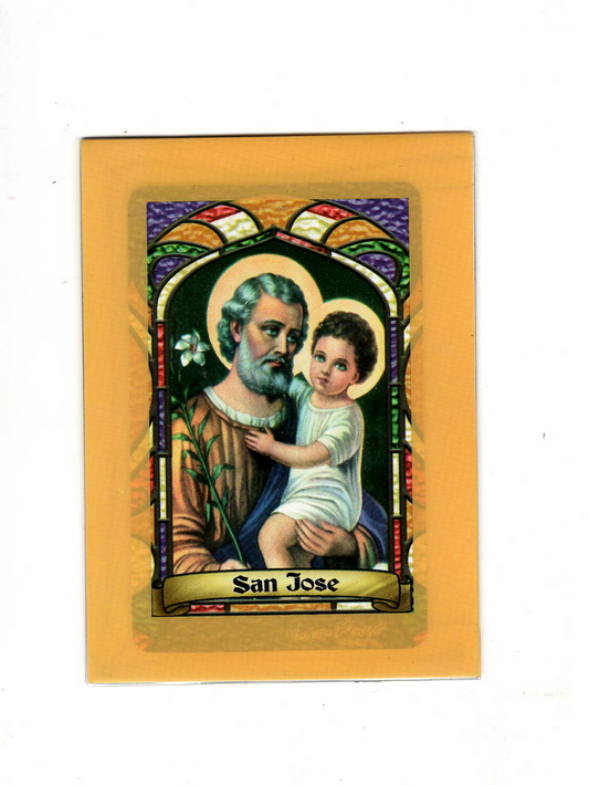 St. Joseph Bilingual Prayer Card / Estampa de San José