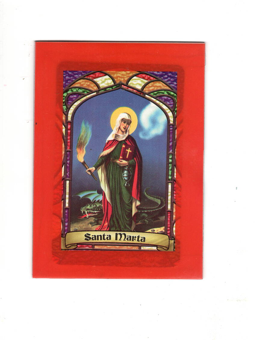 St. Marta Prayer Card / Estampa de Santa Marta