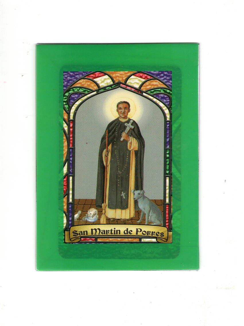 St. Martin of Porres Prayer Card / Estampa de San Martín de Porres