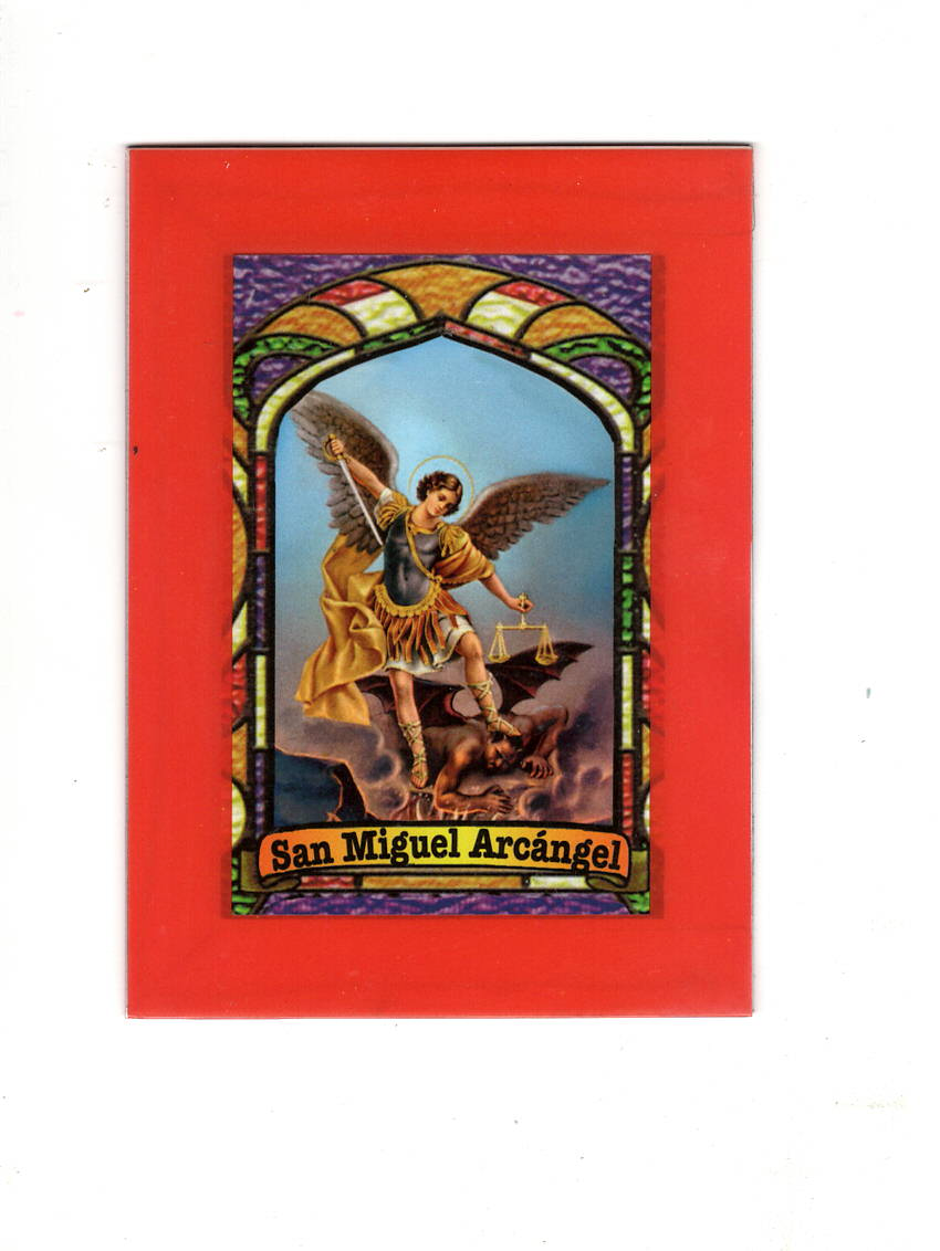 St. Michael Archangel Prayer Card / Estampa de San Miguel Arcángel