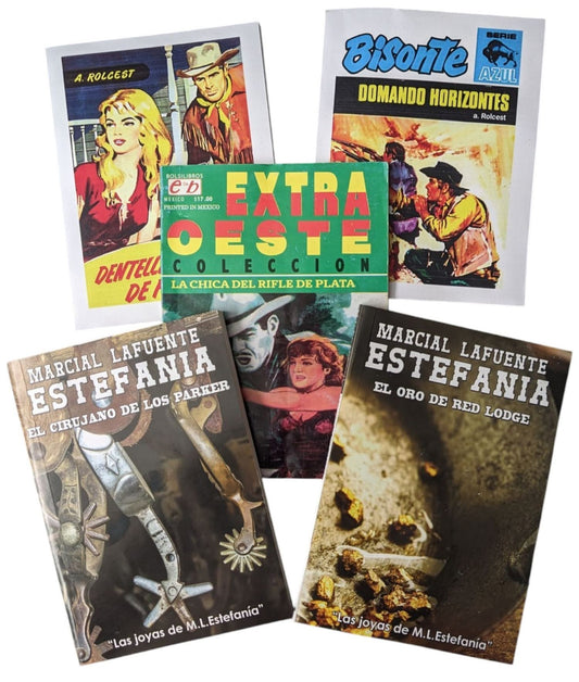 “Nadie Morirá Hoy” Set de Cinco Novelas Por Marcial Lafuente Estefania y otros autores