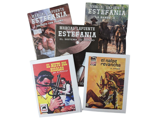“La Traición” Set de Cinco Novelas Por Marcial Lafuente Estefania y otros autores