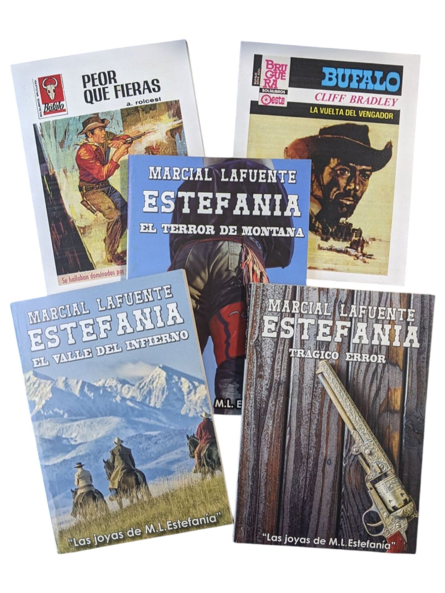 ”El Destino Dijo Si”, Set de 5 Libros de Marcial Lafuente Estefanía y otros autores