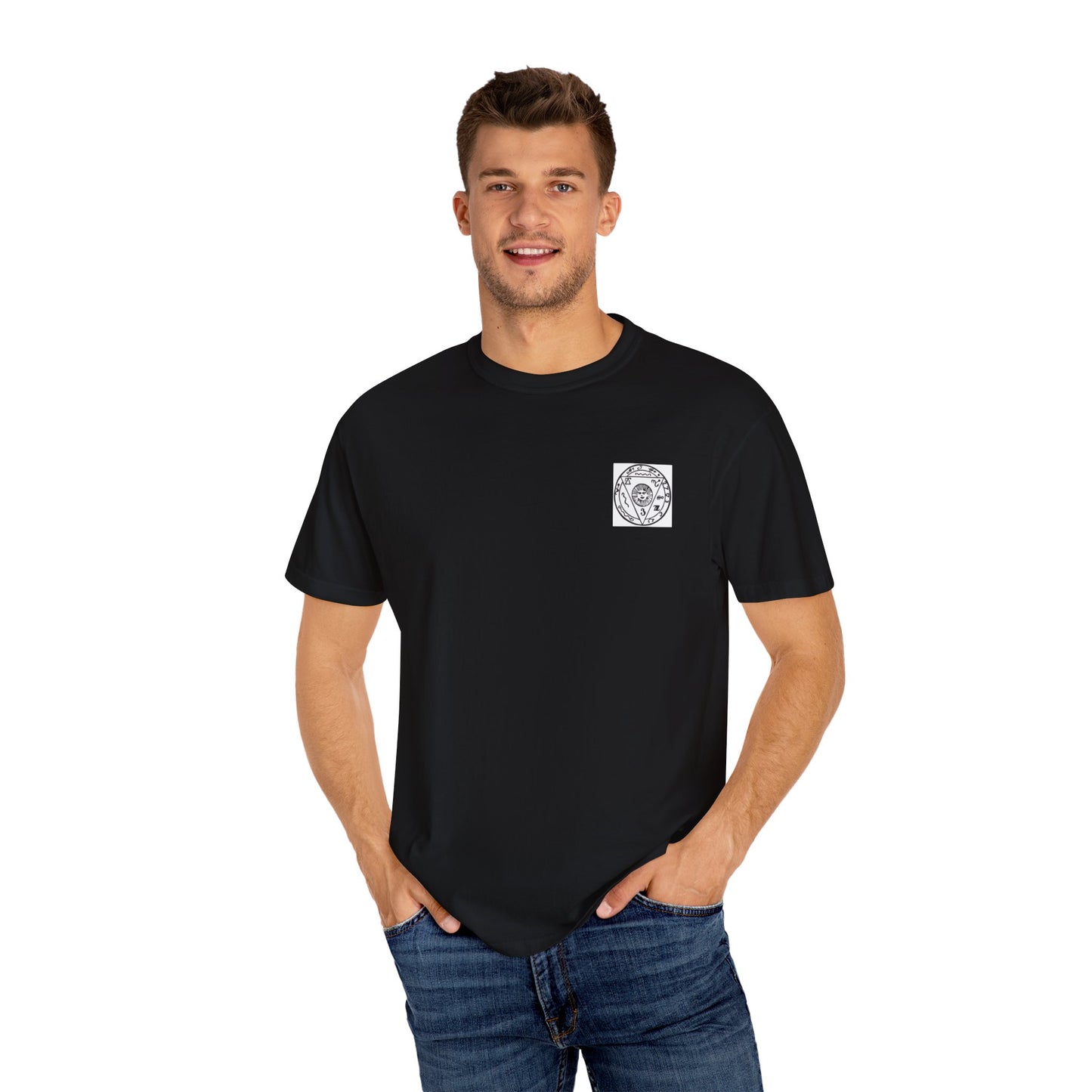 Protect the Traveler Talisman Unisex Garment-Dyed T-shirt