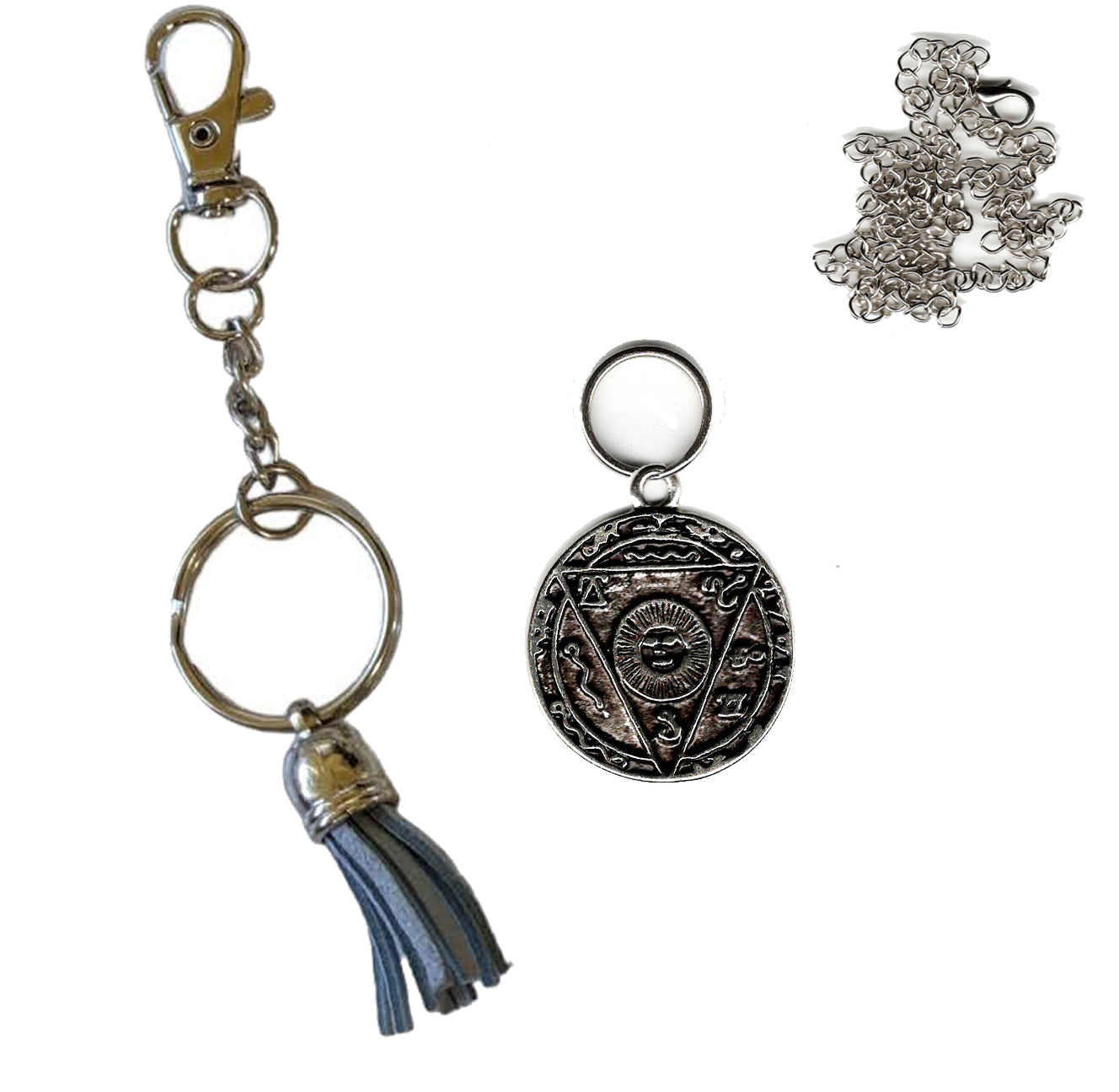 Protect the Traveler Mystical Pendant, and Keyring