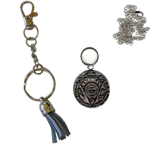 Protect the Traveler Mystical Pendant, and Keyring