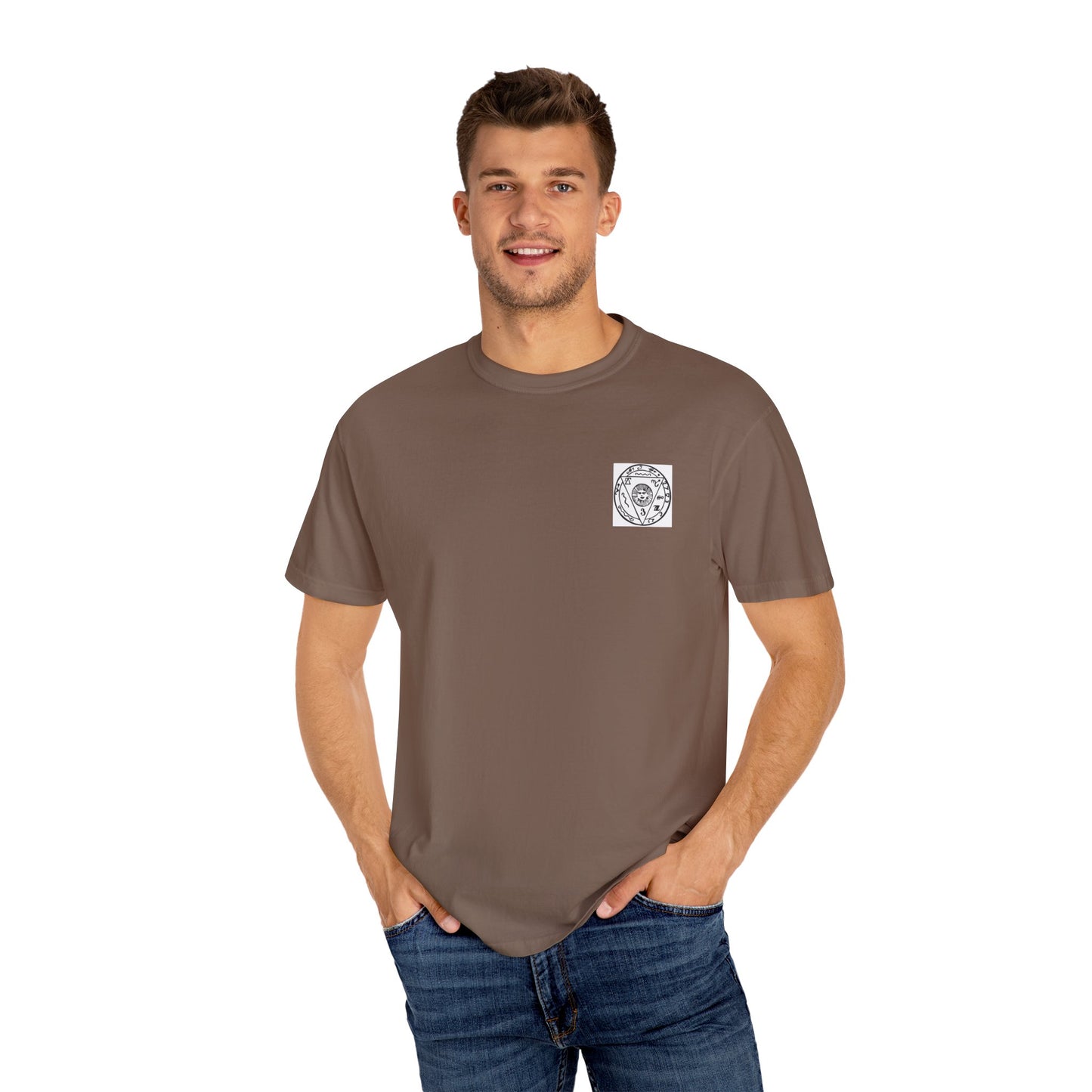 Protect the Traveler Talisman Unisex Garment-Dyed T-shirt