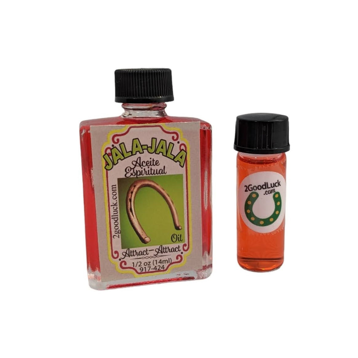 Attract-Attract Spiritual Oil With 1 Dram Perfume Set / Aceite Espiritual Jala-Jala