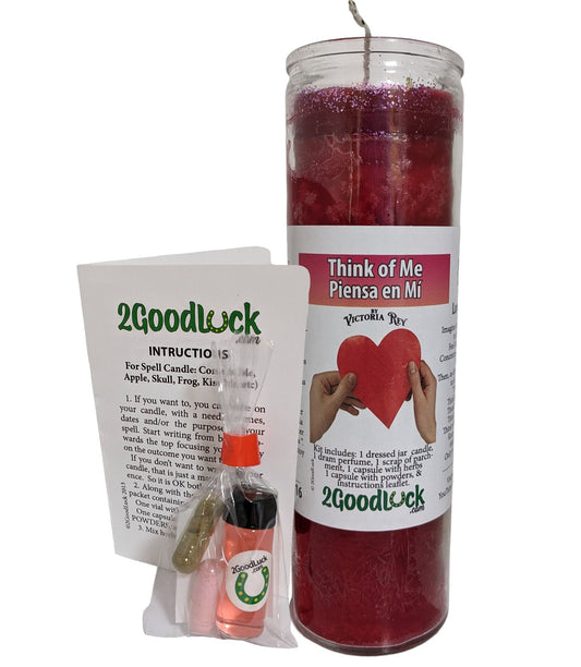 Think of Me Dressed Candle Kit - Piensa en Mi