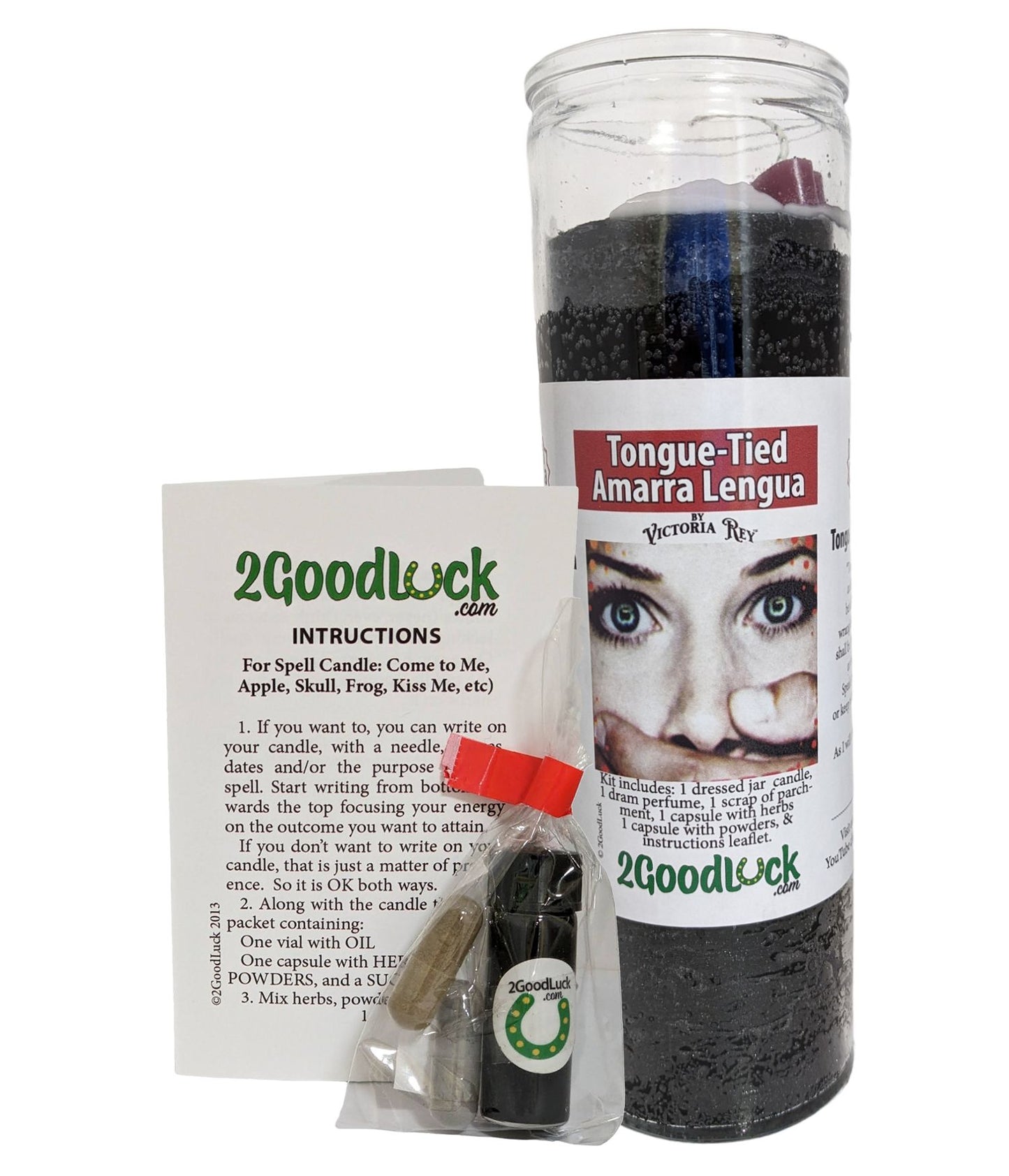 Tongue Tied Dressed Candle Kit - Amarra Lengua