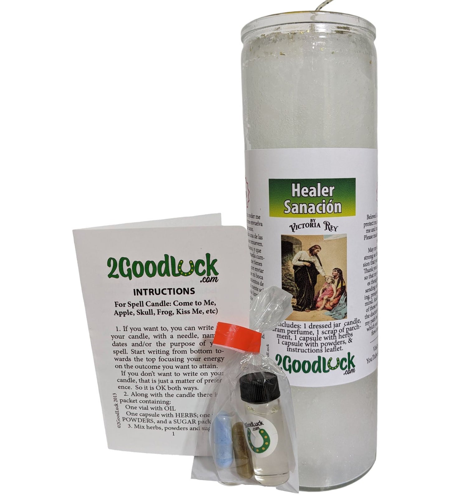 Healer Dressed Candle Kit - Sanacion