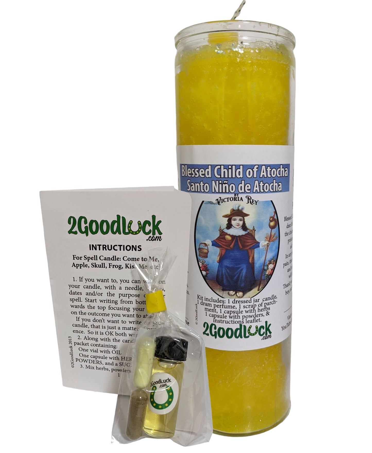 Child of Atocha Dressed Candle Kit - Niño De Atocha