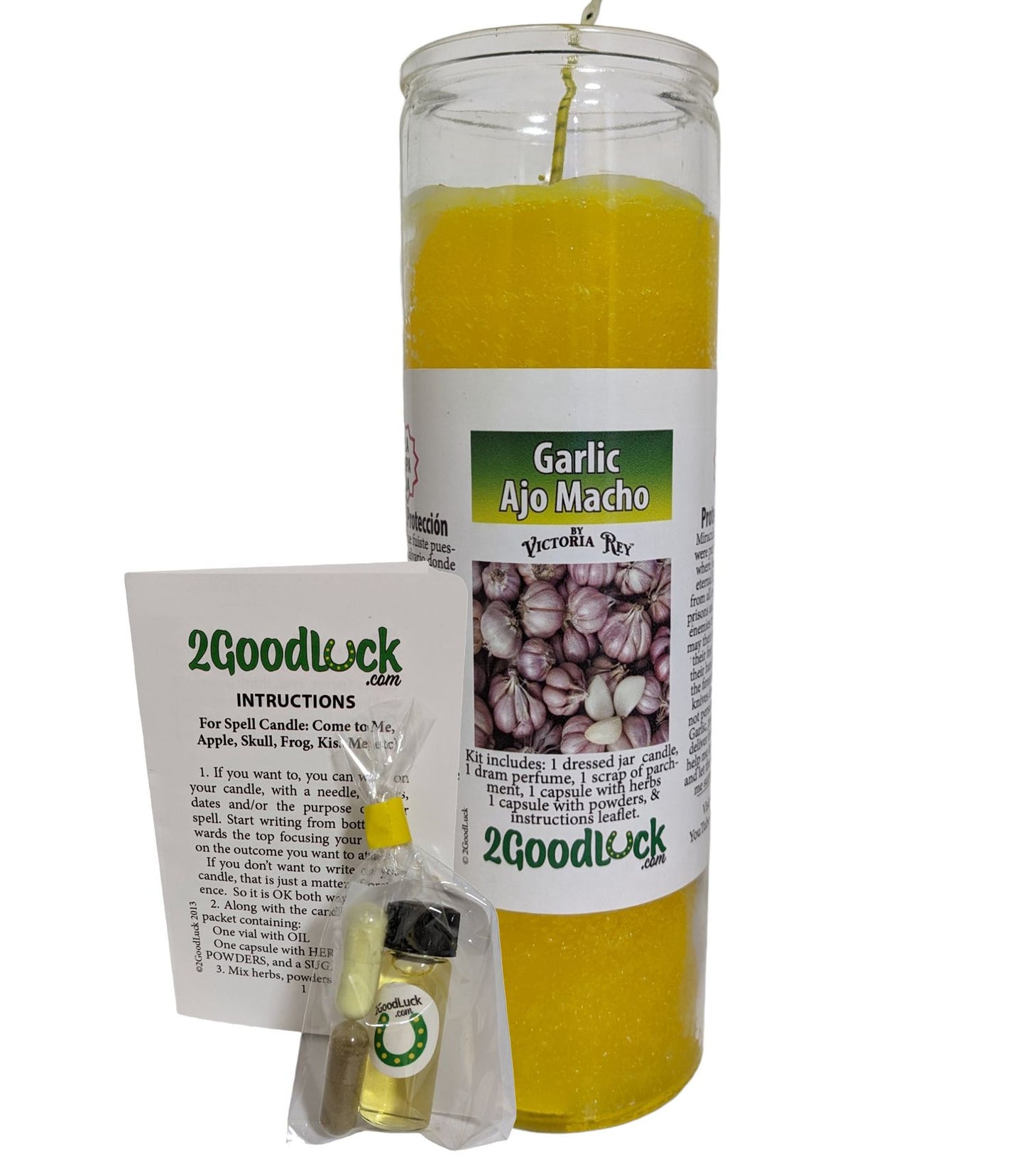 Garlic Dressed Candle Kit - Ajo Macho