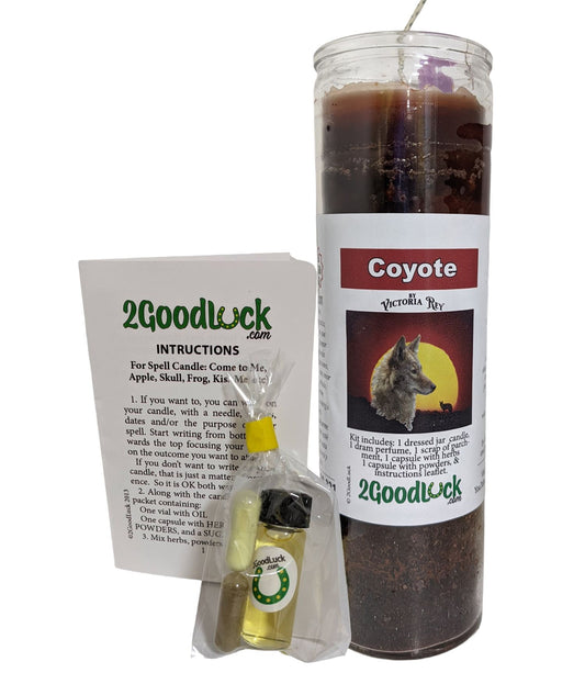 Coyote Dressed Candle Kit