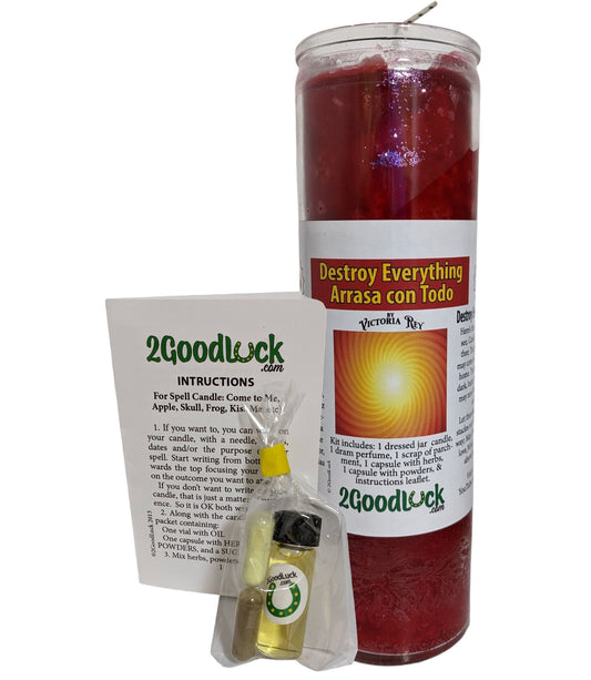 Destroy Everything Dressed Candle Kit - Arrasa Con Todo