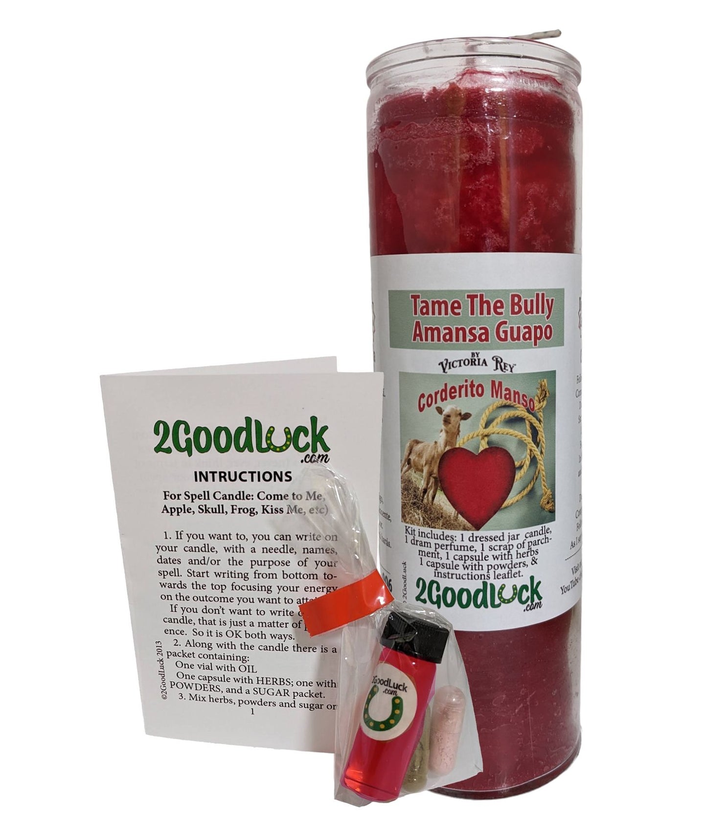 Tame the Bully Dressed Candle Kit - Amansa Guapo