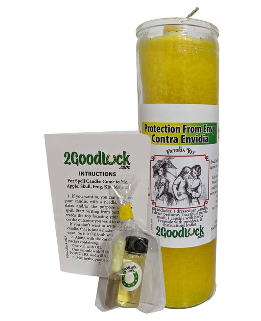 Protection from Envy Dressed Candle - Contra Envidia