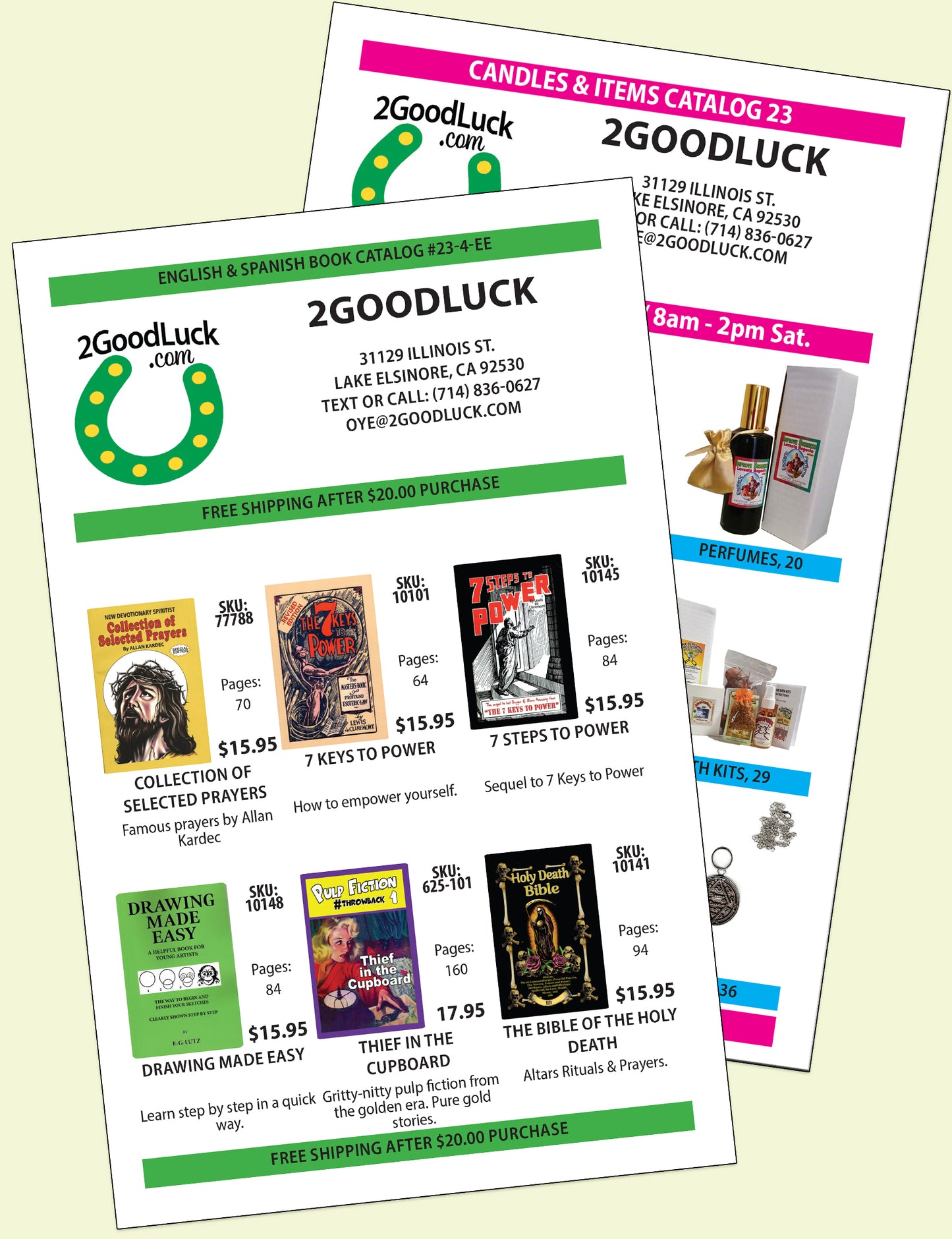 Catalogs Set - All Our Website in two catalogs