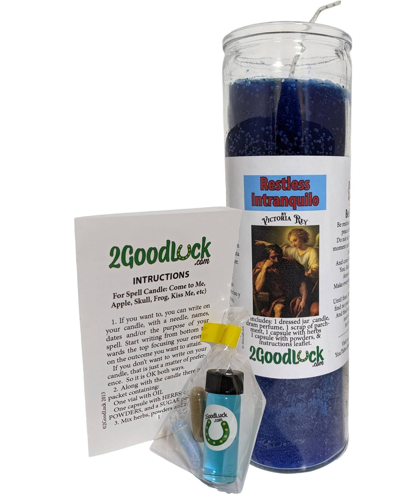 Restless Spirit Dressed Candle Kit - Espiritu Intranquilo