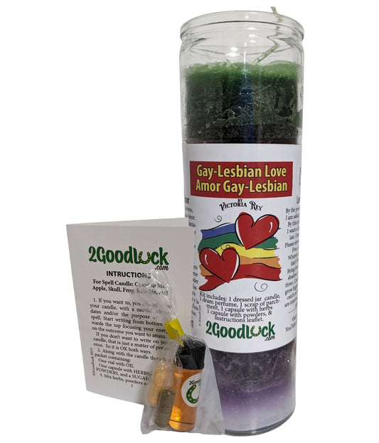 Gay Love Dressed Candle Kit - Amor Gay