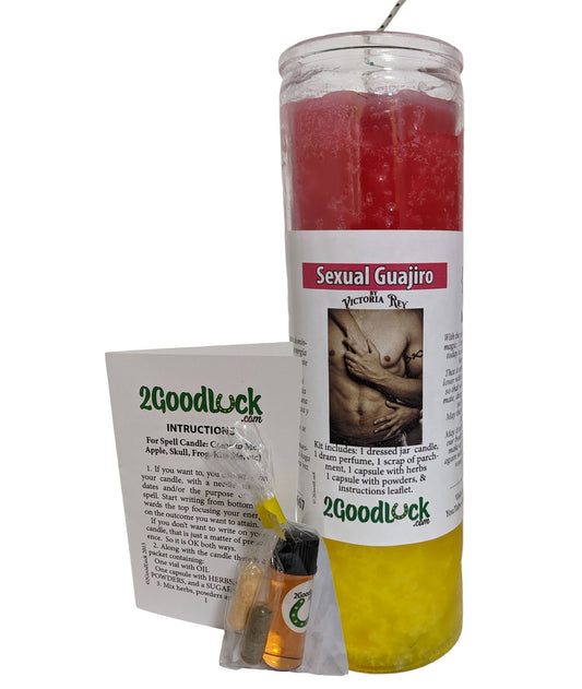 Sexual Guajiro Dressed Candle Kit - Guajiro Sexual