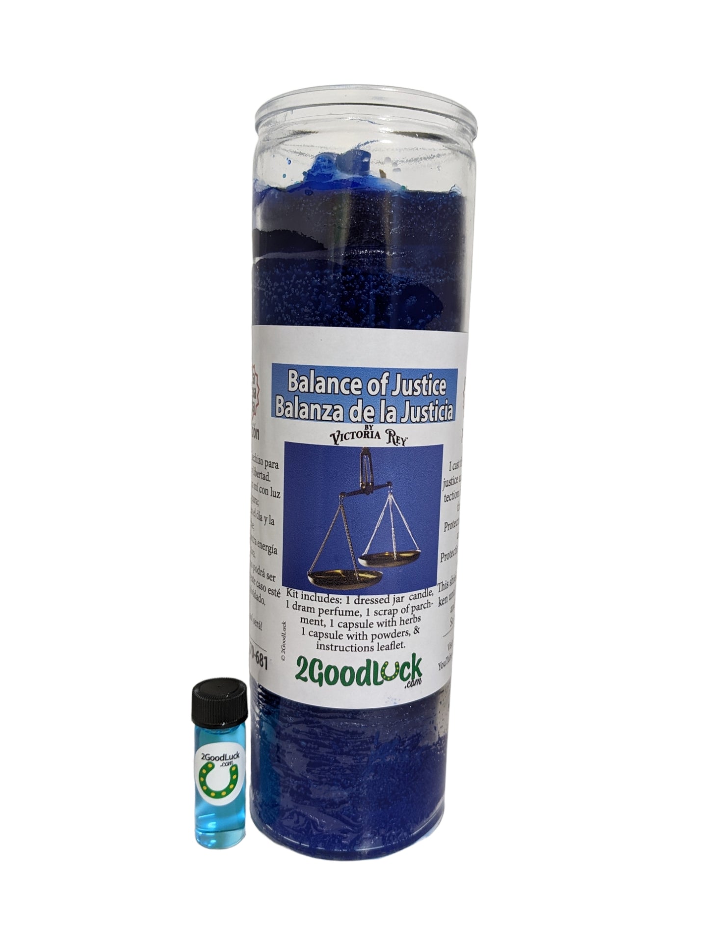 Balance of Justice Dressed Candle KIt - Balanza De La Justicia