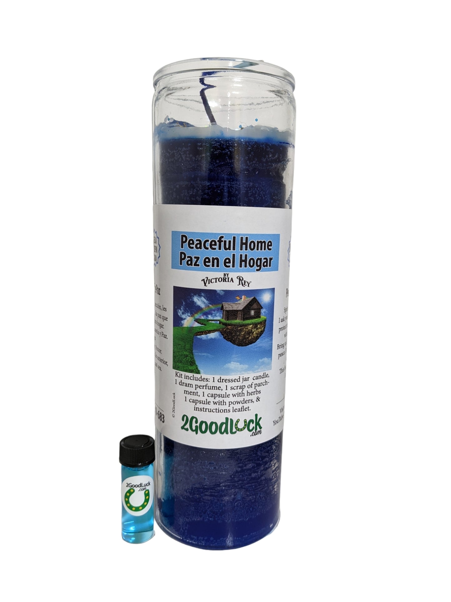 Peaceful Home Dressed Candle Kit - Paz En El Hogar