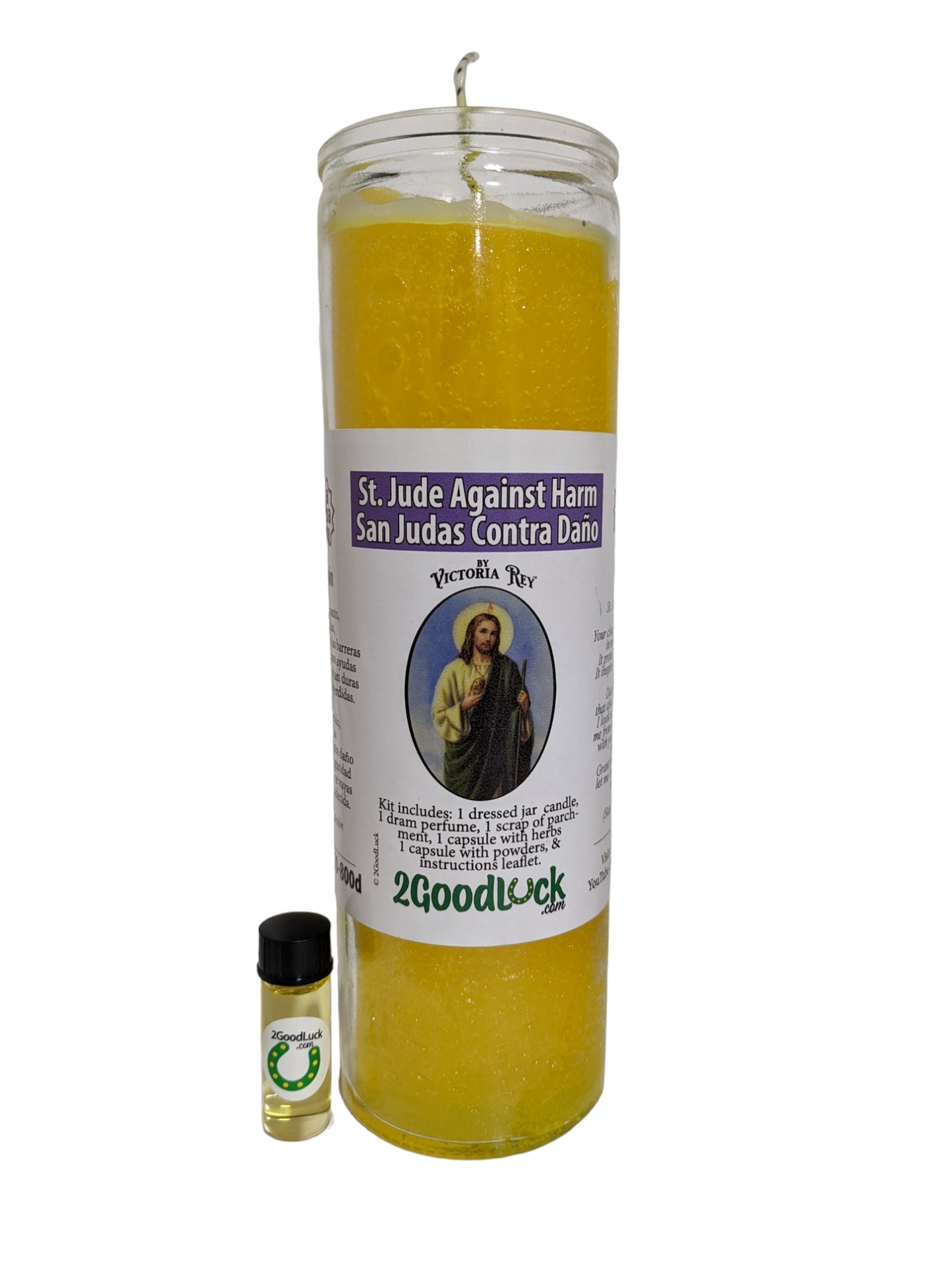 St. Jude Against Harm Dressed Candle Kit - San Judas Rechaza Daños