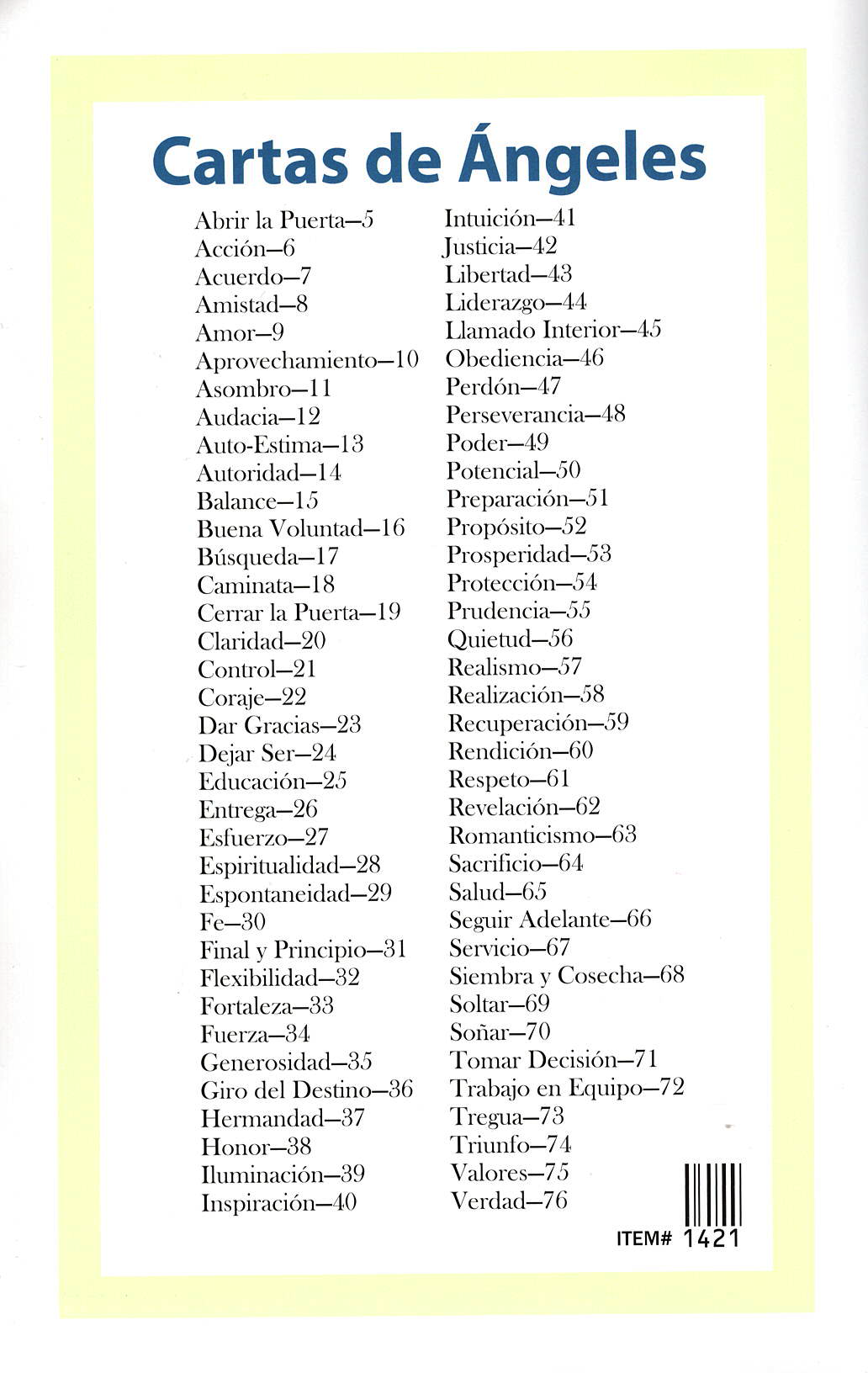 Cartas de Ángeles. Set de Libro y 72 Cartas