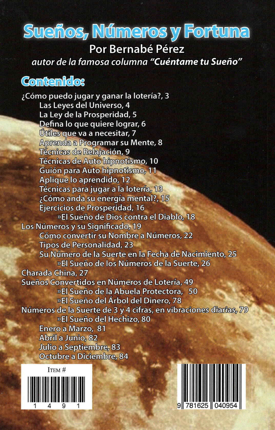 Sueños, Números y Fortuna, por Bernabé Pérez