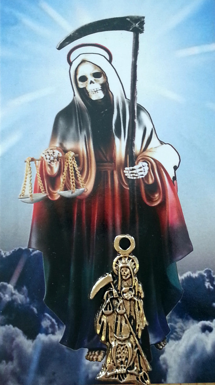 Santa Muerte Charm / Encanto Santa Muerte - 2GoodLuck & My Jaguar Books