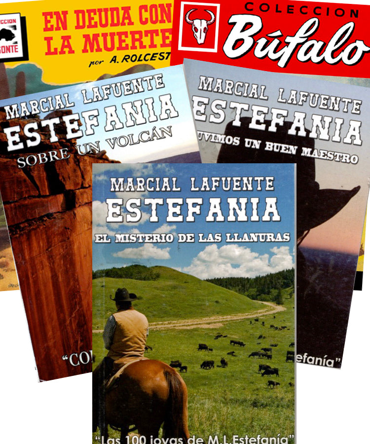 “Espera por Mí” Set de Cinco Novelas Por Marcial Lafuente Estefania y otros autores