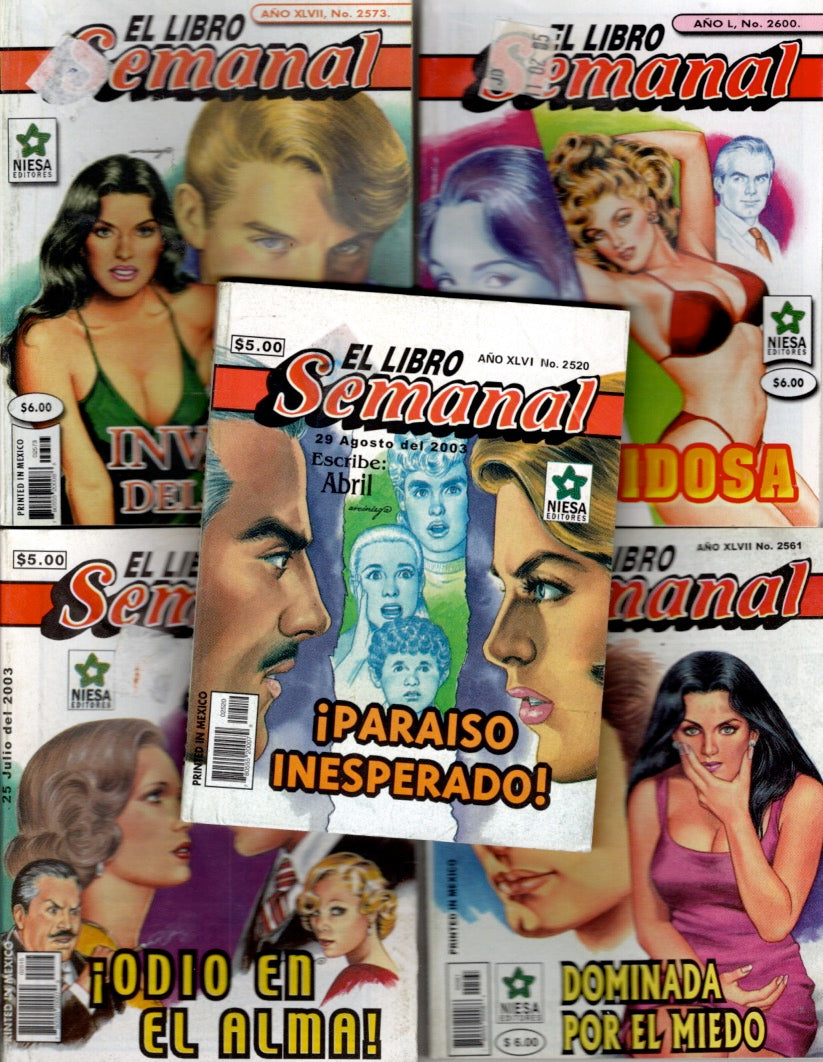 Condena Injusta - Set de 5 Novelas Ilustradas De Amor, Pasión, Intriga Y Traición
