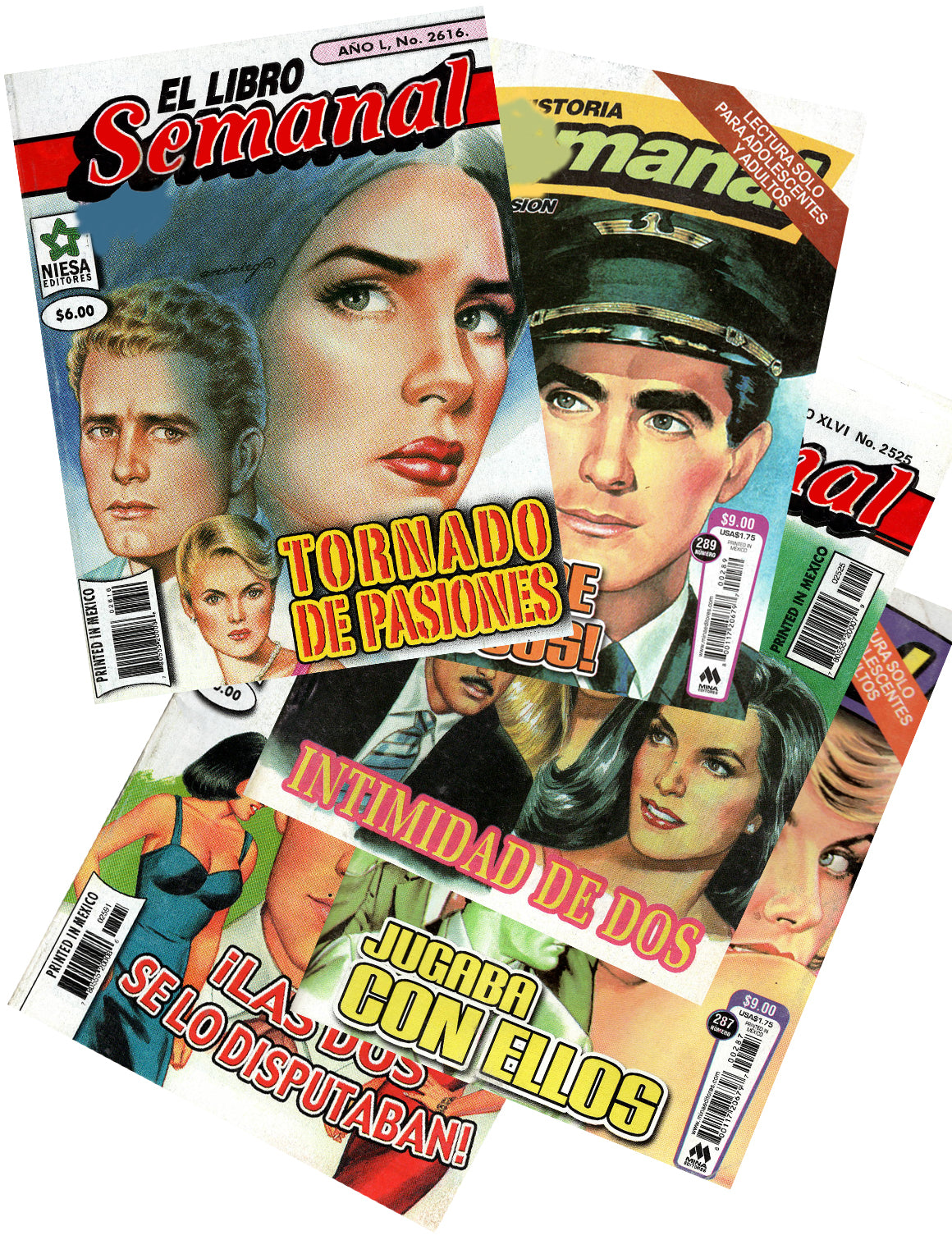 Un Pasado Que Regresa - Set de 5 Novelas Ilustradas De Amor, Pasión, Intriga Y Traición