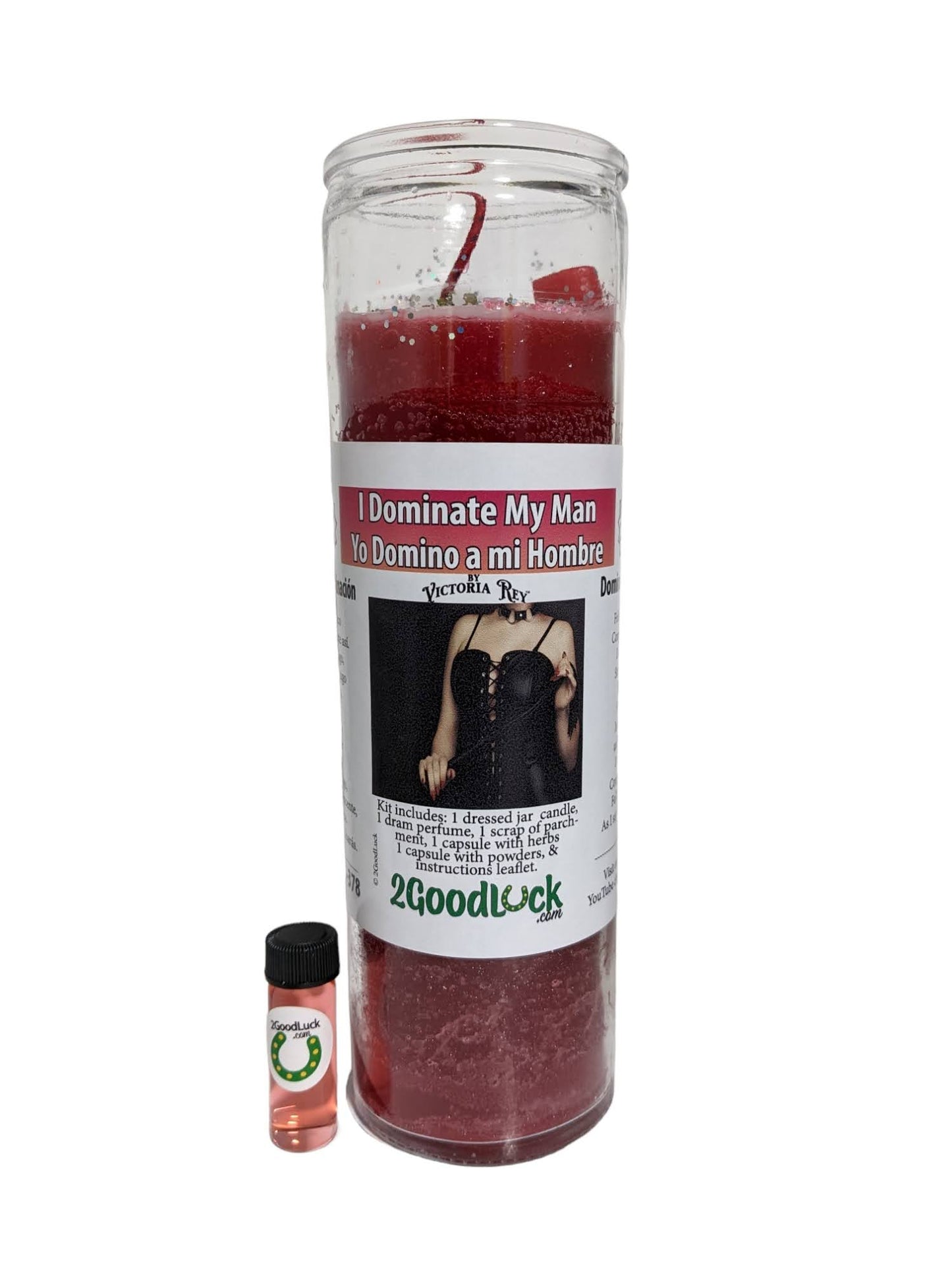 I Dominate my Man Dressed Candle Kit - Yo Domino a mi Hombre