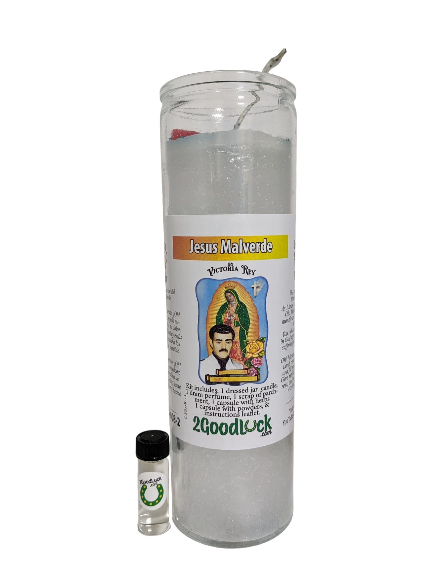 Jesus Malverde Dressed Candle Kit